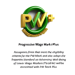Progressive Wage Mark Plus mark